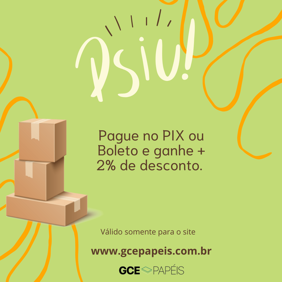 Pague no PIX e ganha + % de desconto!